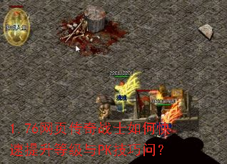 1.76网页传奇战士如何快速提升等级与PK技巧问? 1.76网页传奇战士如何快速提升等级与PK技巧问?