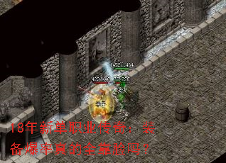 18年新单职业传奇:装备爆率真的全靠脸吗? 18年新单职业传奇:装备爆率真的全靠脸吗?