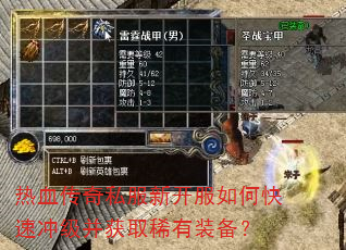 热血传奇私服新开服如何快速冲级并获取稀有装备? 热血传奇私服新开服如何快速冲级并获取稀有装备?