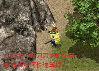 单职业传奇刀刀切割挂实战技巧如何快速掌握? 单职业传奇刀刀切割挂实战技巧如何快速掌握?