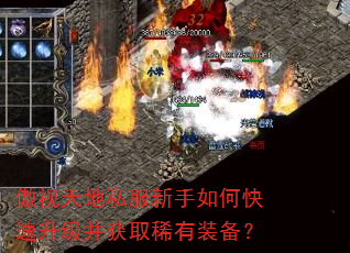 傲视天地私服新手如何快速升级并获取稀有装备? 傲视天地私服新手如何快速升级并获取稀有装备?