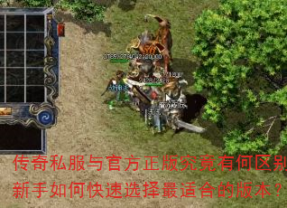 传奇私服与官方正版究竟有何区别?新手如何快速选择最适合的版本? 传奇私服与官方正版究竟有何区别?新手如何快速选择最适合的版本?