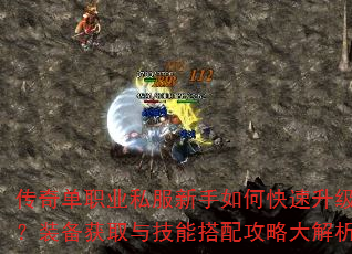 传奇单职业私服新手如何快速升级?装备获取与技能搭配攻略大解析 传奇单职业私服新手如何快速升级?装备获取与技能搭配攻略大解析