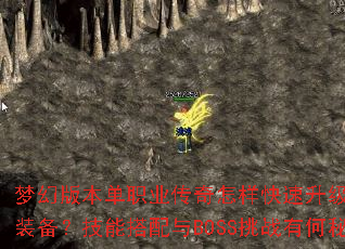 梦幻版本单职业传奇怎样快速升级并获取终极装备?技能搭配与BOSS挑战有何秘诀? 梦幻版本单职业传奇怎样快速升级并获取终极装备?技能搭配与BOSS挑战有何秘诀?