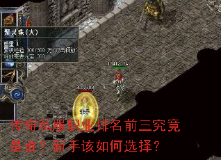 传奇私服职业排名前三究竟是谁?新手该如何选择? 传奇私服职业排名前三究竟是谁?新手该如何选择?
