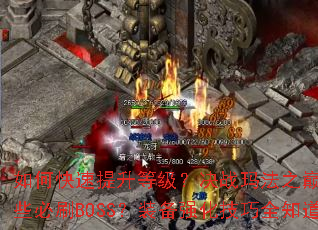 如何快速提升等级?决战玛法之巅有哪些必刷BOSS?装备强化技巧全知道 如何快速提升等级?决战玛法之巅有哪些必刷BOSS?装备强化技巧全知道