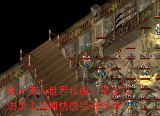 新开美丽世界私服?资深玛法勇士如何快速提升战力? 新开美丽世界私服?资深玛法勇士如何快速提升战力?