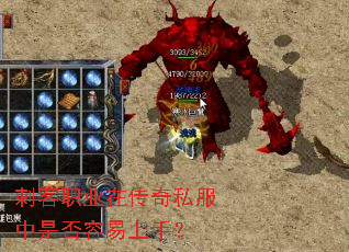 刺客职业在传奇私服中是否容易上手? 刺客职业在传奇私服中是否容易上手?