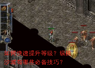 如何快速提升等级?纵横沙城有哪些必备技巧? 如何快速提升等级?纵横沙城有哪些必备技巧?