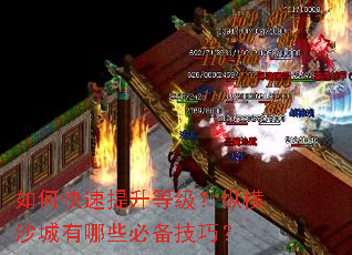 如何快速提升等级?纵横沙城有哪些必备技巧? 如何快速提升等级?纵横沙城有哪些必备技巧?