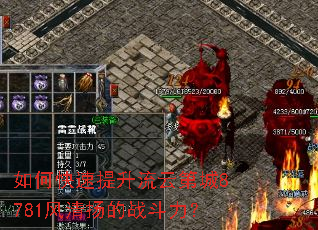 如何快速提升流云第城8781风清扬的战斗力? 如何快速提升流云第城8781风清扬的战斗力?