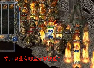 拳师职业有哪些必学技能? 拳师职业有哪些必学技能?