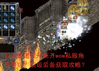 如何快速提升新开wow私服角色等级?顶级装备获取攻略? 如何快速提升新开wow私服角色等级?顶级装备获取攻略?