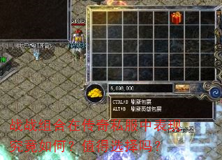 战战组合在传奇私服中表现究竟如何?值得选择吗? 战战组合在传奇私服中表现究竟如何?值得选择吗?