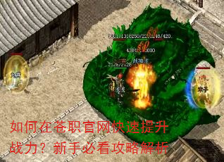 如何在苍职官网快速提升战力?新手必看攻略解析 如何在苍职官网快速提升战力?新手必看攻略解析
